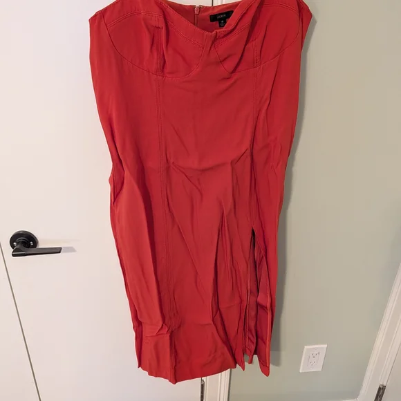 J. Crew Red Midi Dress - Picture 2 of 8